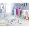 Alfombra Para Niños Lavable Multicolor/azul 160x213cm Supermama