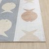 Alfombra Para Niños Lavable En Lavadora Beige/gris/naranja 160x213cm Aquafiesta