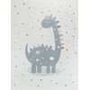 Alfombra Para Niños Lavable En Lavadora Dinosaurio Beige/gris 160x213cm Dino