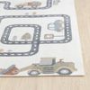 Alfombra Para Niños Lavable En Lavadora Beige/gris 80x150cm Vroomville