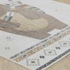 Alfombra Para Niños Lavable En Lavadora Oso Beige/marrón 160x213cm Oursigene