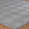 Alfombra Escandinava Moderna Interior/exterior Gris 200x275cm Sakura