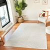 Alfombra Escandinava Moderna Interior/exterior Blanco 200x275cm Koana