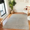 Alfombra Escandinava Moderna Interior/exterior Gris 200x275cm Emiko