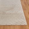 Alfombra Escandinava Moderna Interior/exterior Beige 200x275cm Emiko