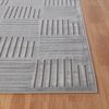 Alfombra Escandinava Moderna Interior/exterior Gris 200x275cm Midori