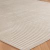 Alfombra Escandinava Moderna Interior/exterior Beige 80x150cm Kiyoshi