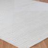 Alfombra Escandinava Moderna Interior/exterior Blanco 200x275cm Kiyoshi