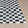 Alfombra Escandinava A Cuadros Negro/blanco 200x275cm Irina