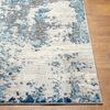 Alfombra Abstracta Moderna Azul/gris/blanco 80x150cm Sarah