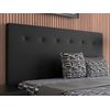 La Web Del Colchon -cabecero Tapizado Macedonia Para Cama De 80 (90 X 120 Cms) Negro