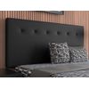 La Web Del Colchon -cabecero Tapizado Macedonia Para Cama De 150 (160 X 70 Cms) Negro