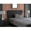 La Web Del Colchon -cabecero Tapizado Macedonia Para Cama De 160 (170 X 70 Cms) Negro