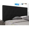 La Web Del Colchon -cabecero Tapizado Melania Para Cama De 90 (100 X 120 Cms) Negro