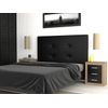 La Web Del Colchon -cabecero Tapizado Atenas Para Cama De 105 (115 X 120 Cms) Negro