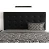 La Web Del Colchon -cabecero Tapizado Miconos Para Cama De 160 (170 X 70 Cms) Negro