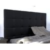 La Web Del Colchon -cabecero Tapizado Corfú Para Cama De 80 (90 X 120 Cms) Negro