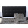 La Web Del Colchon -cabecero Tapizado Corfú Para Cama De 150 (160 X 70 Cms) Negro