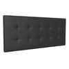 La Web Del Colchon -cabecero Tapizado Corfú Para Cama De 80 (90 X 70 Cms) Negro