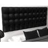 La Web Del Colchon -cabecero Tapizado Manhattan Para Cama De 150 (160 X 70 Cms) Negro