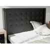 La Web Del Colchon -cabecero Tapizado California Para Cama De 80 (90 X 120 Cms) Negro