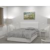 La Web Del Colchon -cabecero Tapizado Julie Para Cama De 135 (145 X 55 Cms) Blanco