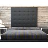 La Web Del Colchon -cabecero Tapizado Corfú Big Para Cama De 90 (100 X 165 Cms) Negro