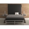 La Web Del Colchon -cabecero Tapizado Paros Big Para Cama De 160 (170 X 165 Cms) Negro