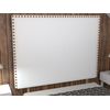 La Web Del Colchon -cabecero Tapizado Tachuelas Big Para Cama De 80 (90 X 165 Cms) Blanco