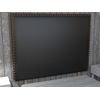 La Web Del Colchon -cabecero Tapizado Tachuelas Big Para Cama De 160 (170 X 165 Cms) Negro