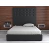 La Web Del Colchon -cabecero Tapizado Miconos Big Para Cama De 80 (90 X 165 Cms) Negro