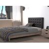 La Web Del Colchon -cabecero Tapizado Miconos Big Para Cama De 80 (90 X 115 Cms) Chocolate