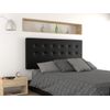 La Web Del Colchon -cabecero Tapizado Siros Big Para Cama De 80 (90 X 115 Cms) Negro