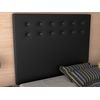 La Web Del Colchon -cabecero Tapizado Siros Big Para Cama De 200 (210 X 165 Cms) Negro