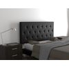 Cabecero Tapizado Melania Big Para Cama De 120 (130 X 115 Cms) Negro