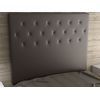 Cabecero Tapizado Melania Big Para Cama De 105 (115 X 165 Cms) Chocolate