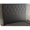 Cabecero Tapizado Melania Big Para Cama De 105 (115 X 165 Cms) Negro