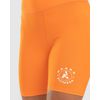 Akara | Shorts  Slim Fit | Cintura Alta | Costura Trasera Que Acentúa Glúteos | Naranja | S