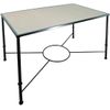 Mesa De Forja Clásica Santaella, Ideal Mesa Camilla . Color Negro Regulable  En Dos Alturas Con Tablero, Con Aro. (120 X 70 X 72 Alta-52 Baja) con  Ofertas en Carrefour