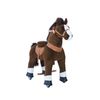 Ponycycle Poni De Montar Marrón Chocolate Con Pezuña Blanca Modelo Grande De 4 A 9 Años