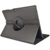 Theoutlettablet® Funda Giratoria 360º Para Tablet Bq Aquaris M10 10.1" Book Cover Case Protección Delantera Y Trasera  Negra