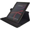 Theoutlettablet® Funda Giratoria 360º Para Tablet Bq Aquaris M10 10.1" Book Cover Case Protección Delantera Y Trasera  Negra