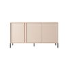 Cómoda Dast 3d Led 154x40x82 Beige