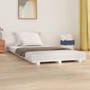 Estructura De Cama Madera Maciza De Pino Blanco 90x200 Cm