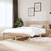 Estructura De Cama Madera Maciza De Pino 140x190 Cm