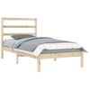 Estructura De Cama Madera Maciza De Pino 100x200 Cm