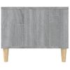 Mesa De Centro Madera Contrachapada Gris Sonoma 102x50x40 Cm