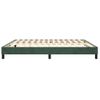 Estructura De Cama Box Spring Terciopelo Verde Oscuro 180x200cm