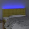 Cabecero Con Led De Tela Verde 100x5x78/88 Cm