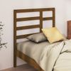 Cabecero De Cama Madera Maciza De Pino Marrón Miel 96x4x104 Cm